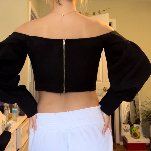 Off the Shoulder Bell Sleeve Top (FashionNova) - Picture 12 of 13